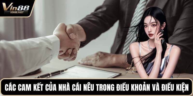 Các cam kết của nhà cái nêu trong điều khoản và điều kiện