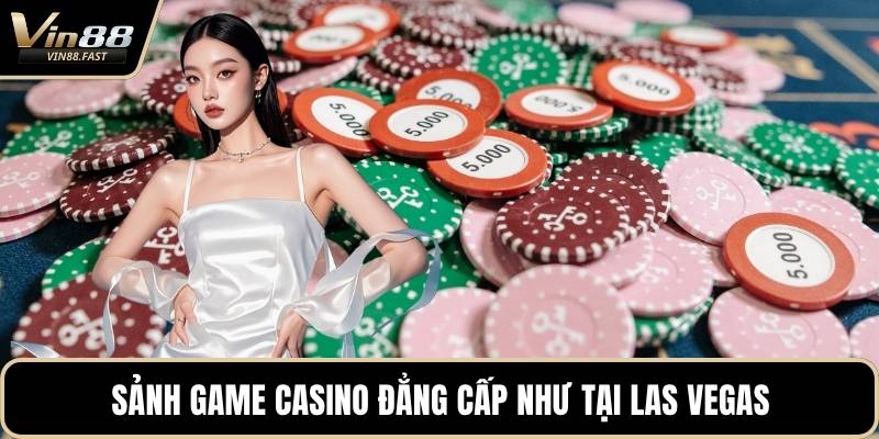 Sảnh game casino đẳng cấp như tại Las Vegas